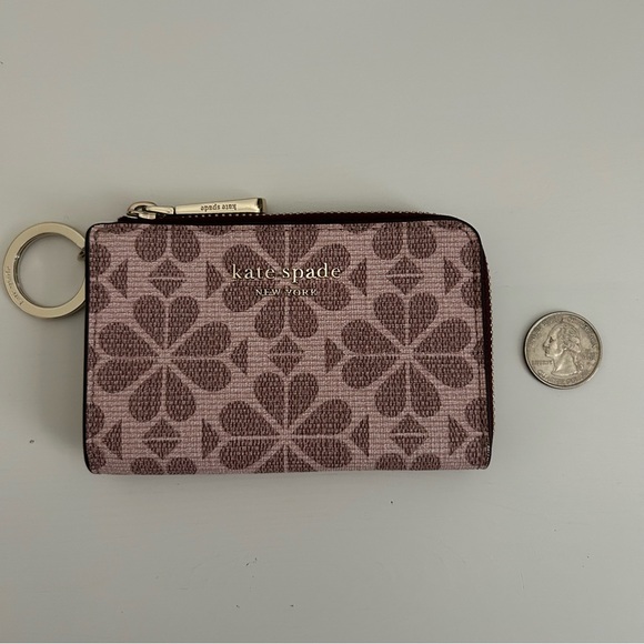 Kate Spade Flower Coated Canvas Key Pouch - Picture 2 of 15